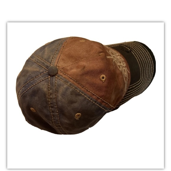Peter Grimm Aztec Multicolor 5 Panel Cap Baseball Distressed OSFM - Picture 3 of 6